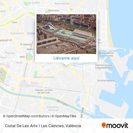 Mapa Ciutat De Les Arts I Les Ciències