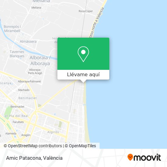 Mapa Amic Patacona