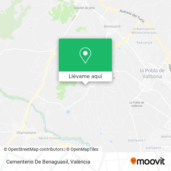 Mapa Cementerio De Benaguasil