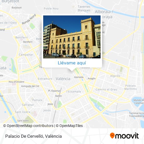 Mapa Palacio De Cervelló