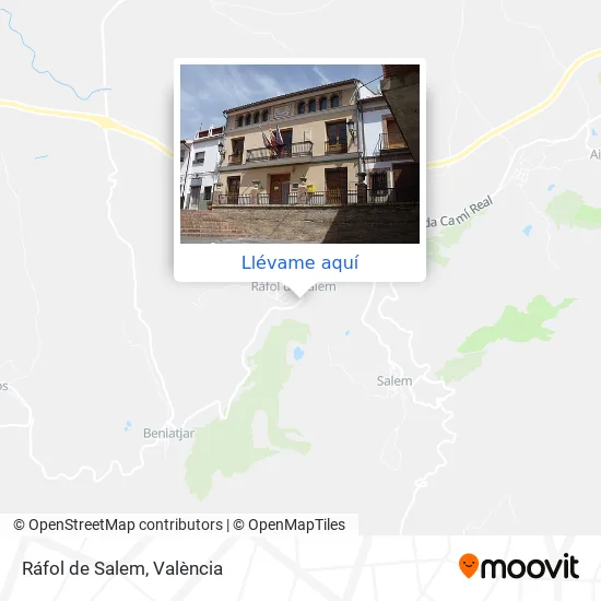 Mapa Ráfol de Salem