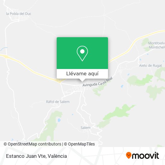 Mapa Estanco Juan Vte