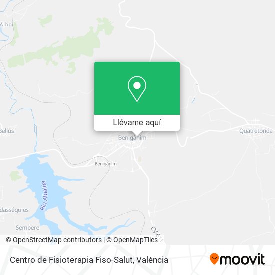 Mapa Centro de Fisioterapia Fiso-Salut