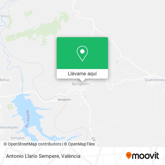Mapa Antonio Llario Sempere