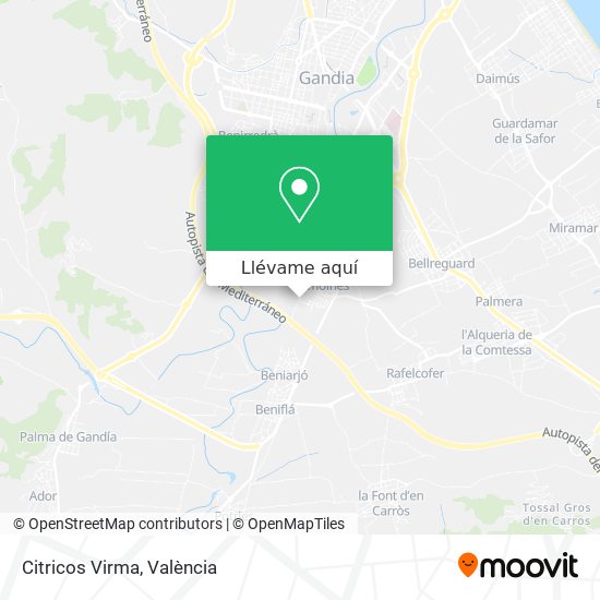 Mapa Citricos Virma