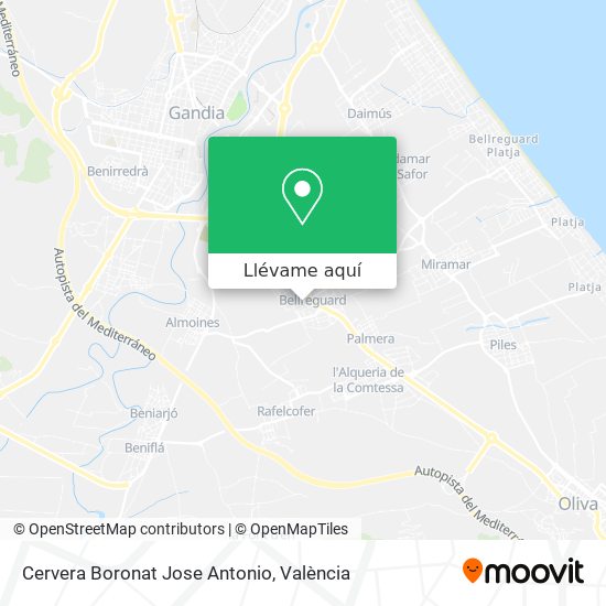 Mapa Cervera Boronat Jose Antonio