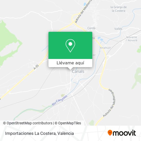 Mapa Importaciones La Costera