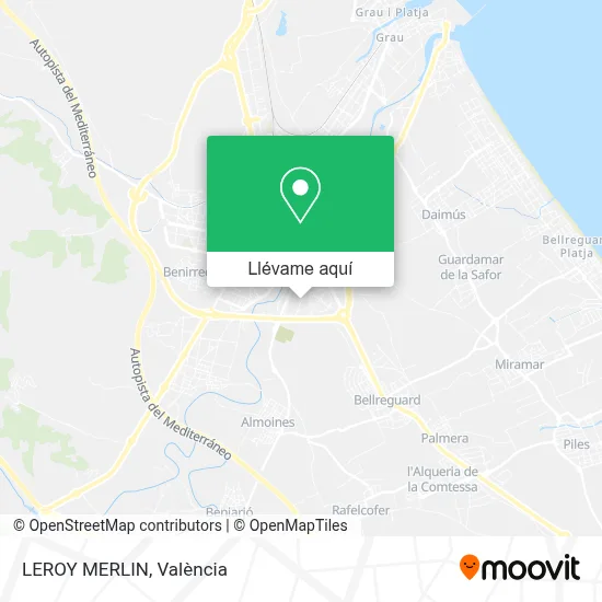 Mapa LEROY MERLIN