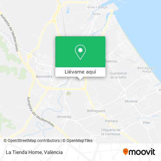 Mapa La Tienda Home