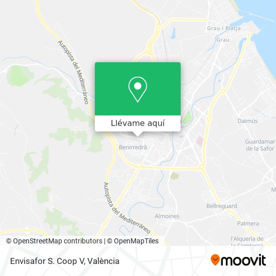 Mapa Envisafor S. Coop V