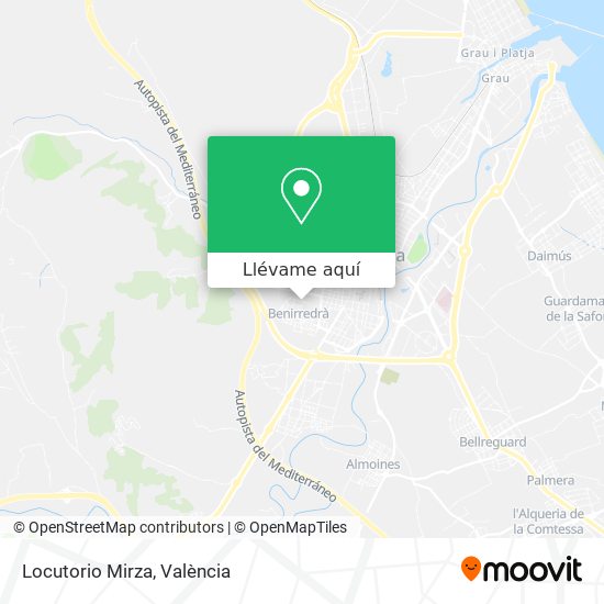 Mapa Locutorio Mirza