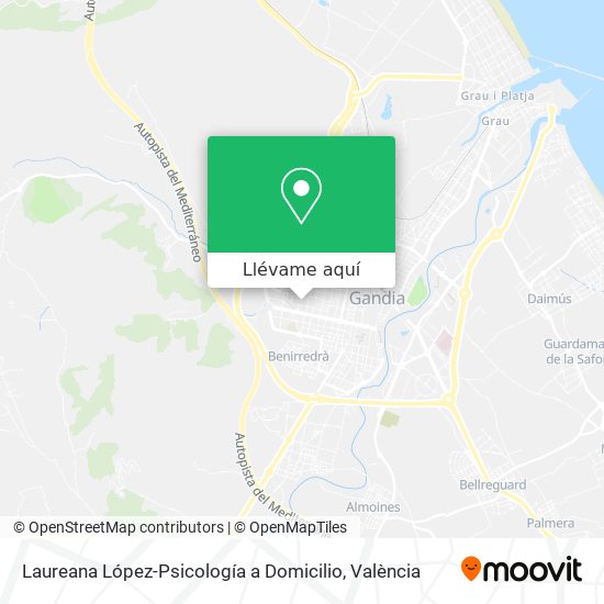 Mapa Laureana López-Psicología a Domicilio