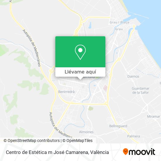 Mapa Centro de Estética m José Camarena