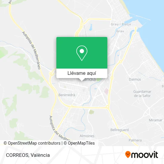 Mapa CORREOS