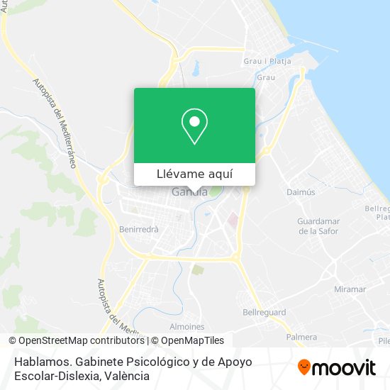 Mapa Hablamos. Gabinete Psicológico y de Apoyo Escolar-Dislexia