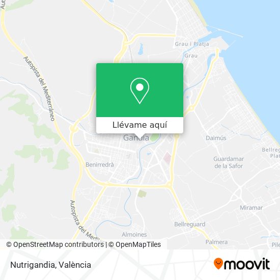 Mapa Nutrigandia