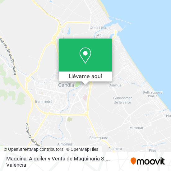 Mapa Maquinal Alquiler y Venta de Maquinaria S.L.