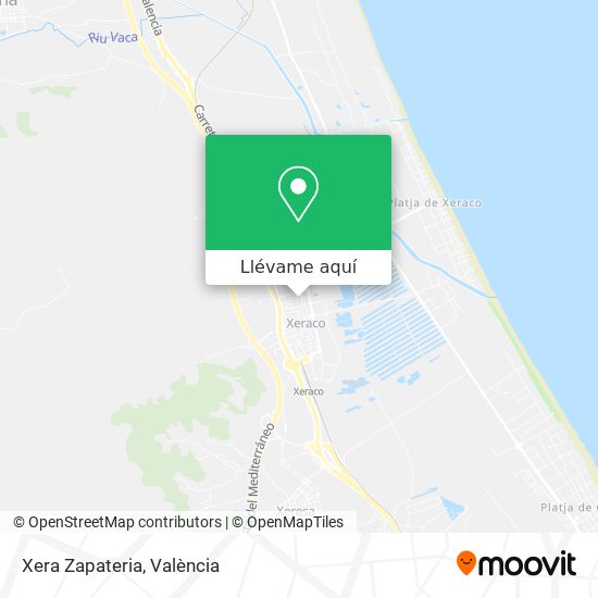 Mapa Xera Zapateria