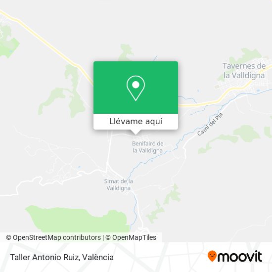 Mapa Taller Antonio Ruiz
