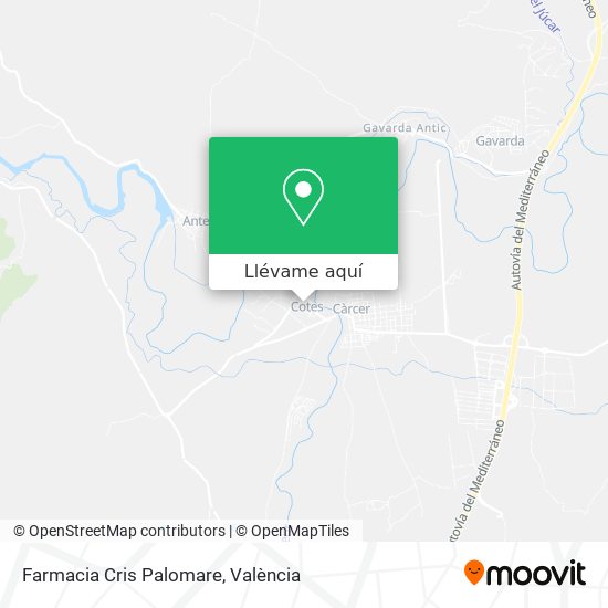 Mapa Farmacia Cris Palomare