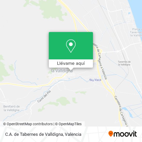Mapa C.A. de Tabernes de Valldigna