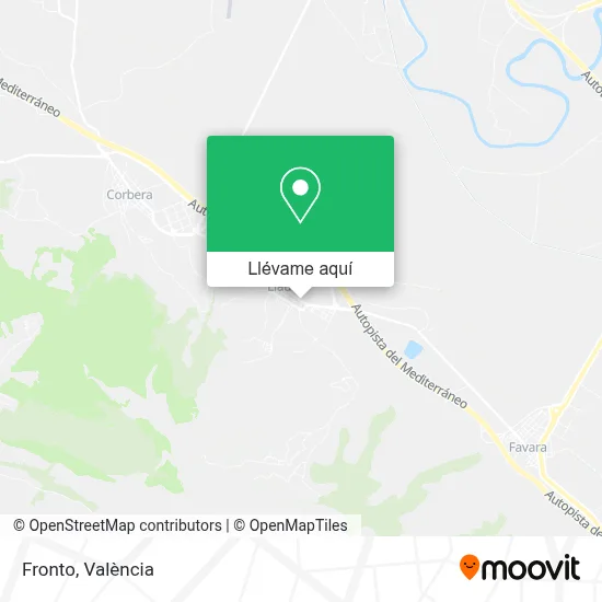 Mapa Fronto