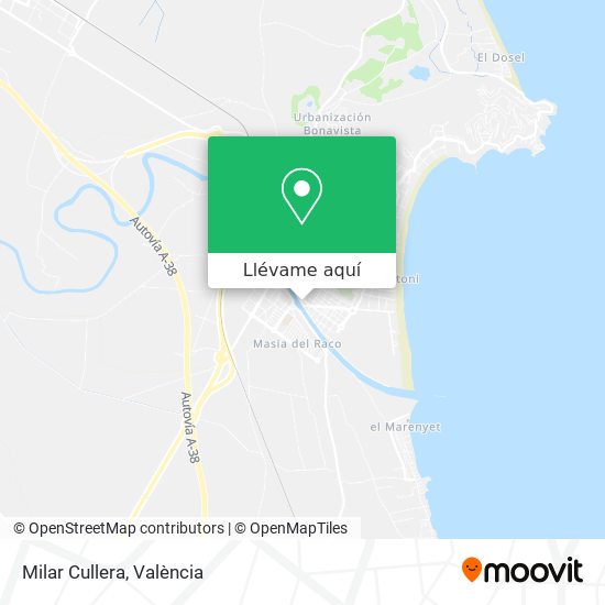 Mapa Milar Cullera