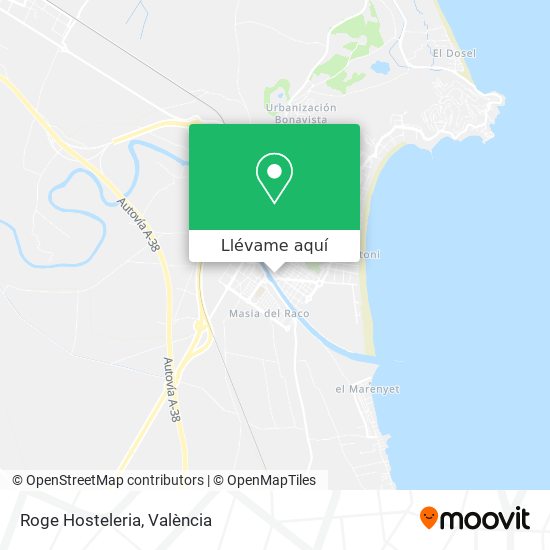 Mapa Roge Hosteleria