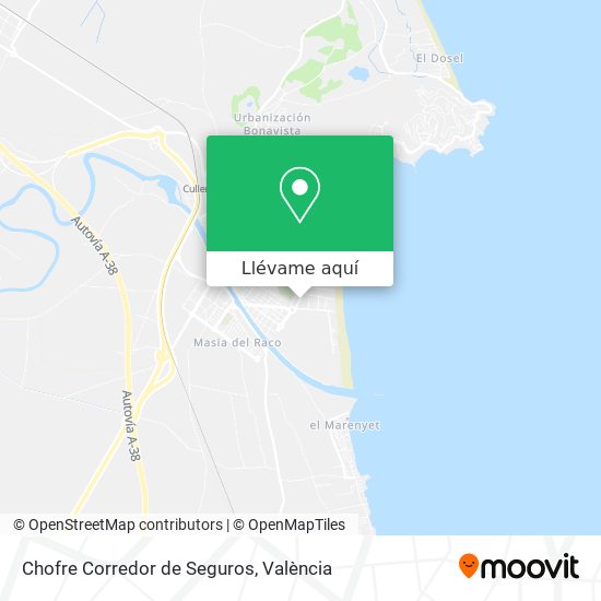 Mapa Chofre Corredor de Seguros