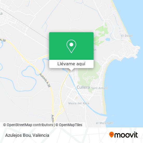 Mapa Azulejos Bou