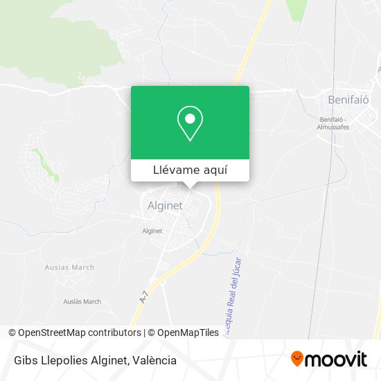 Mapa Gibs Llepolies Alginet