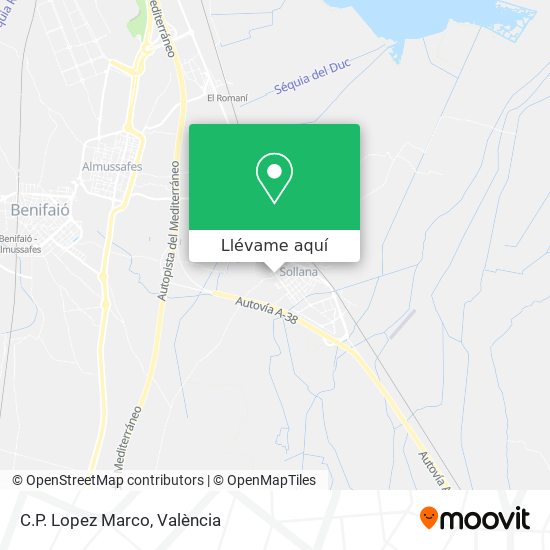 Mapa C.P. Lopez Marco