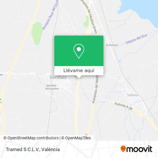 Mapa Tramed S.C.L.V.