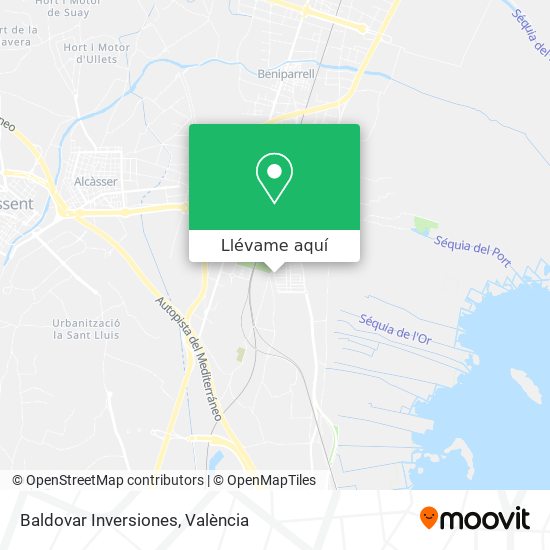 Mapa Baldovar Inversiones