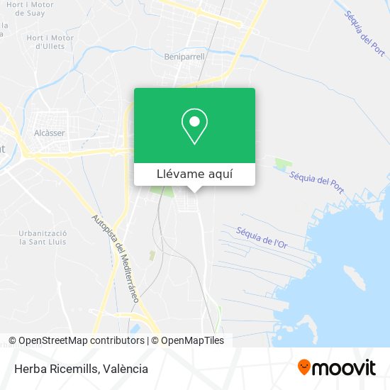 Mapa Herba Ricemills