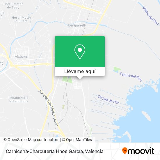 Mapa Carnicería-Charcutería Hnos García