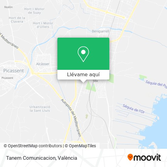 Mapa Tanem Comunicacion