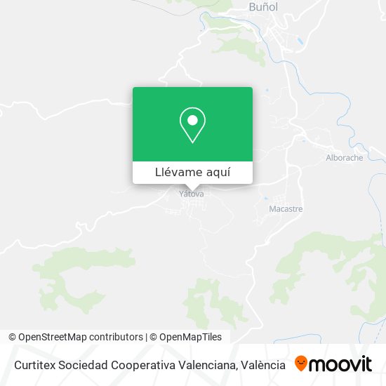 Mapa Curtitex Sociedad Cooperativa Valenciana
