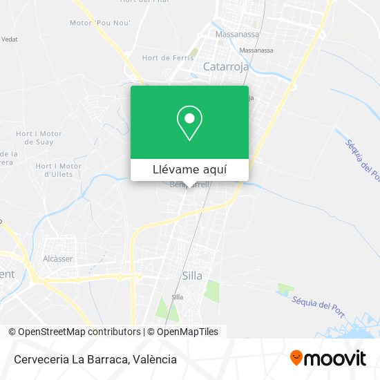 Mapa Cerveceria La Barraca