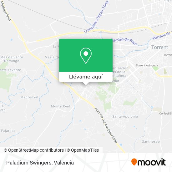 Mapa Paladium Swingers