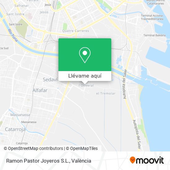 Mapa Ramon Pastor Joyeros S.L.