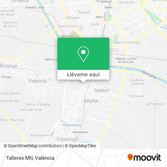 Mapa Talleres Mti