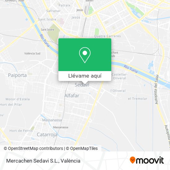 Mapa Mercachen Sedavi S.L.
