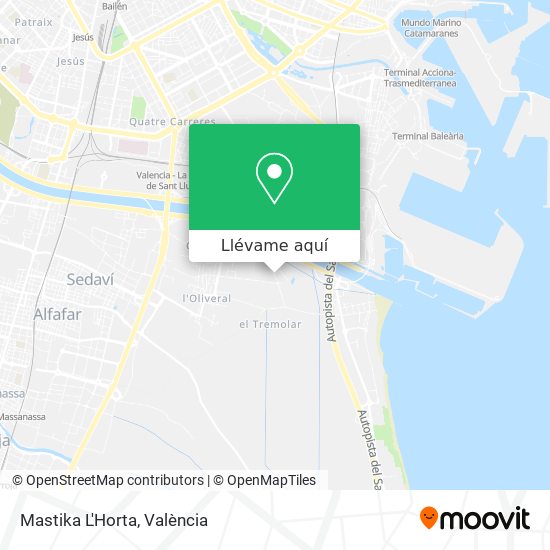 Mapa Mastika L'Horta