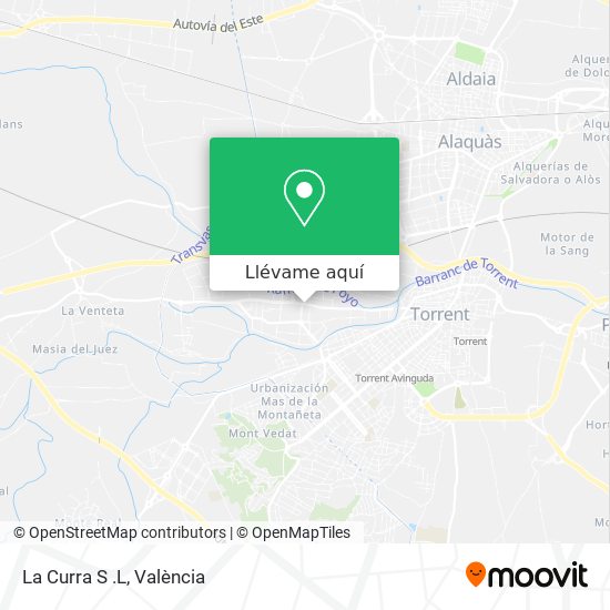 Mapa La Curra S .L