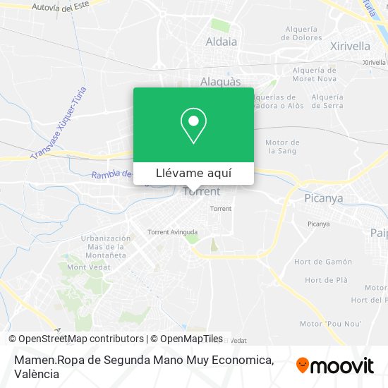 Mapa Mamen.Ropa de Segunda Mano Muy Economica