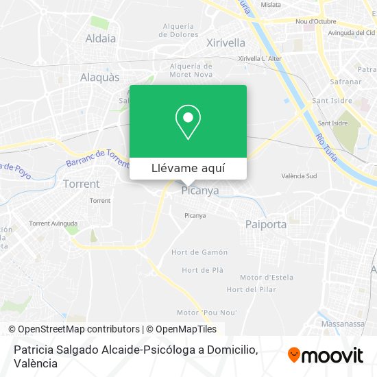 Mapa Patricia Salgado Alcaide-Psicóloga a Domicilio