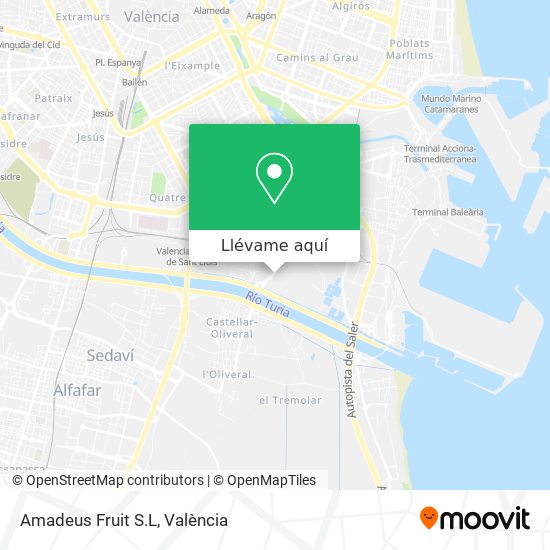 Mapa Amadeus Fruit S.L