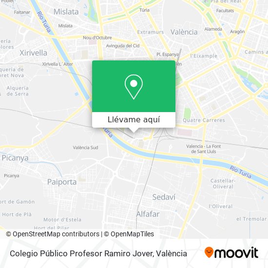Mapa Colegio Público Profesor Ramiro Jover