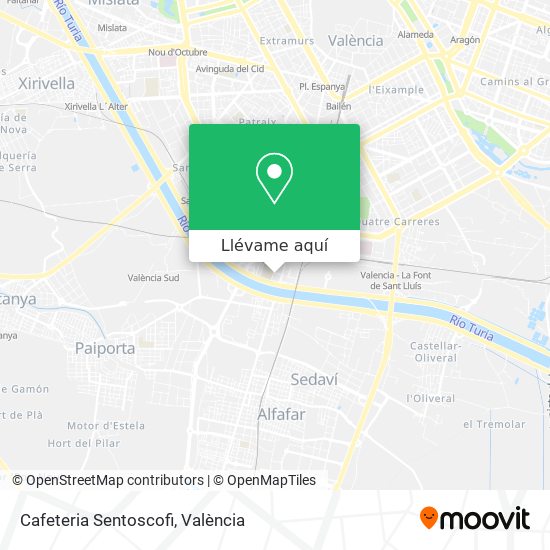 Mapa Cafeteria Sentoscofi